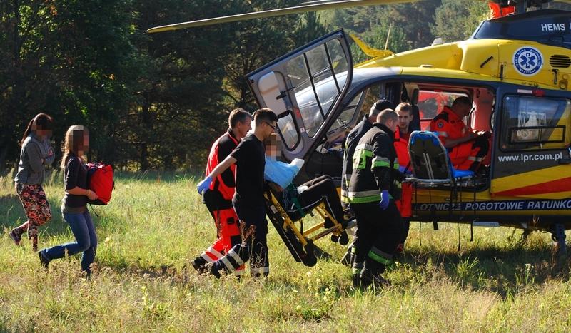 Nieszczęśliwy wypadek w gminie Czersk. Kobieta prawie straciła dłoń (FOTO)