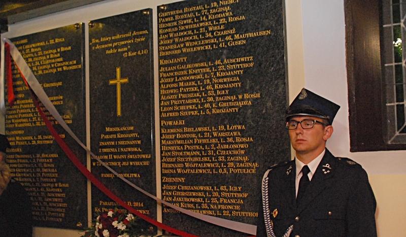 Poświęcenie pamiątkowych tablic w Krojantach (FOTO)