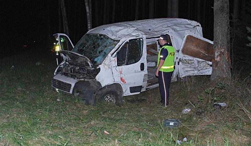 Wypadek pod Gutowcem. Trzech mężczyzn poważnie rannych (FOTO)