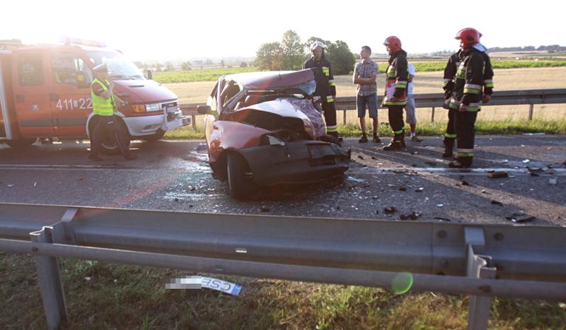 Wypadek na trasie na Nieżychowice (FOTO)