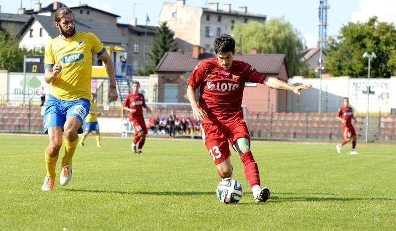 Lechia przegrała z APOEL-em w Chojnicach (GALERIA)