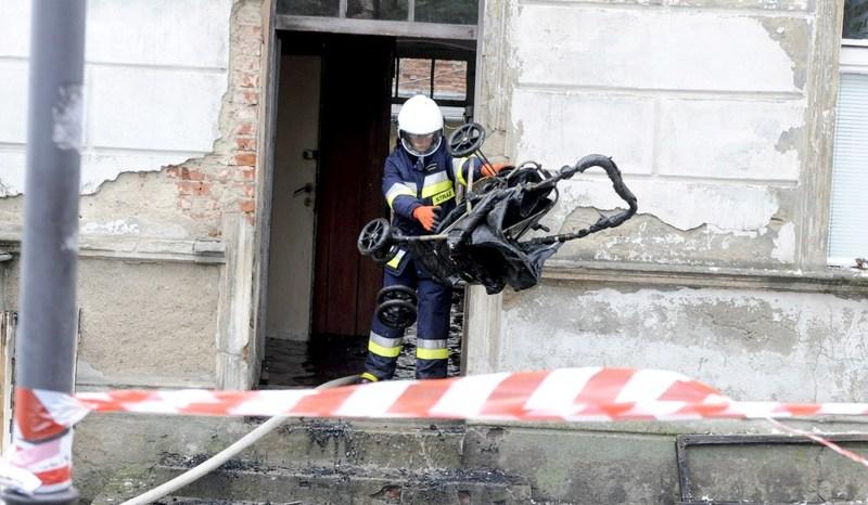 Pożar w centrum Chojnic. Pięć osób w szpitalu (GALERIA)