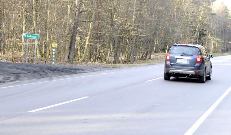 Niebezpieczny zjazd do Łukowa