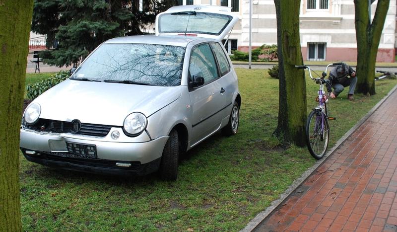 Kolizja pod starostwem w Chojnicach (FOTO)