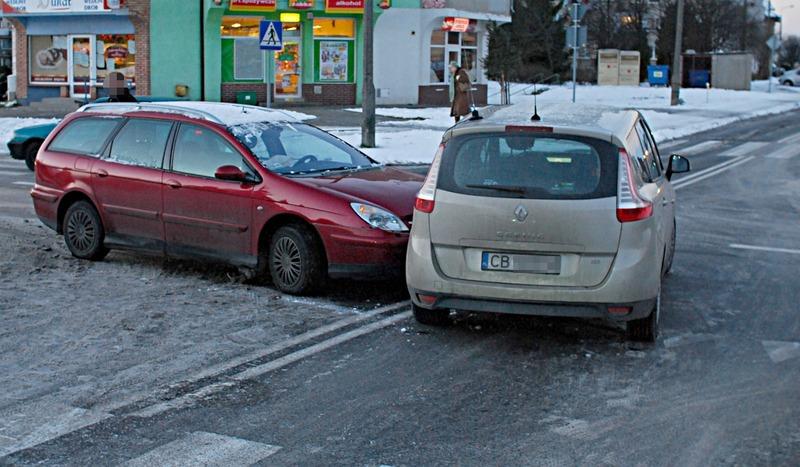 Kolizja w Chojnicach (FOTO)