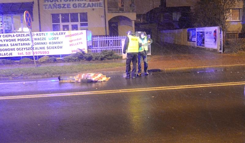 Pieszy zginął pod kołami