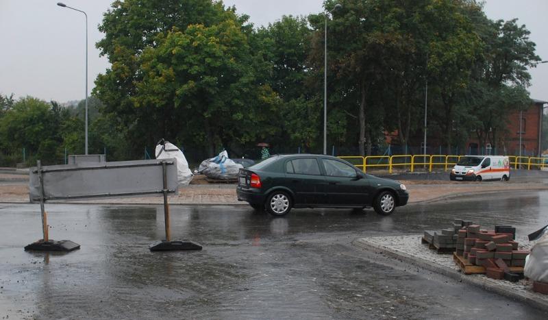 Zmiana organizacji ruchu na rondzie biszkoptowym