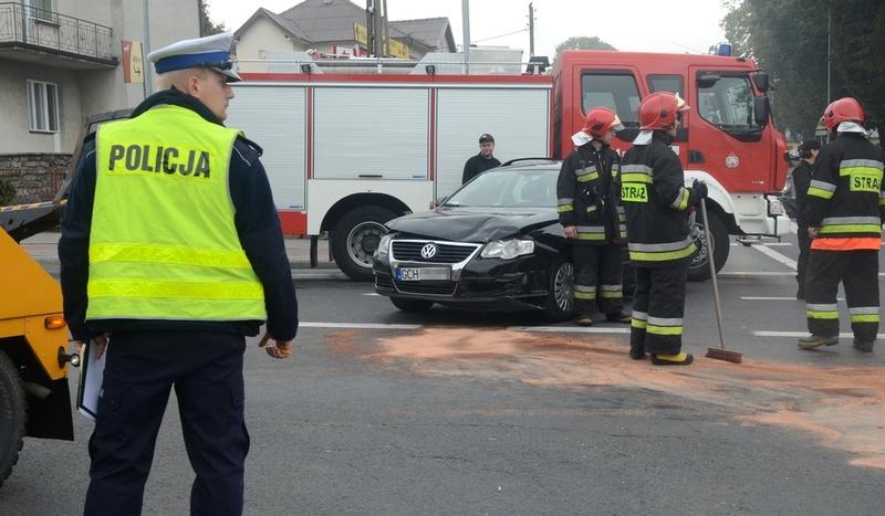 Kolizja na skrzyżowaniu Kościerskiej i Gdańskiej (FOTO)
