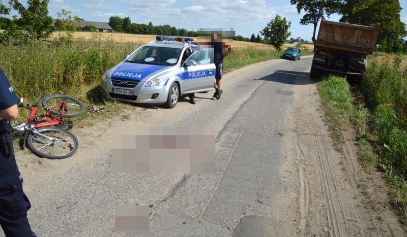 Rowerzysta potrącony na ulicy Igielskiej w Chojnicach (FOTO)