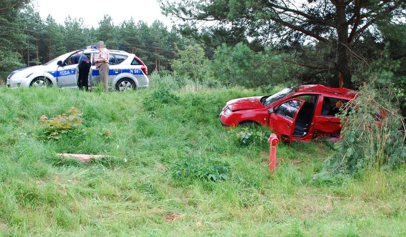 Zderzenie przed obwodnicą Chojnic (FOTO)