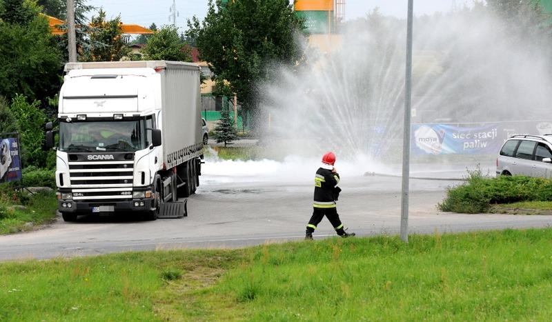 Rozszczelnienie zbiornika z gazem (AKTUALIZACJA, GALERIA)
