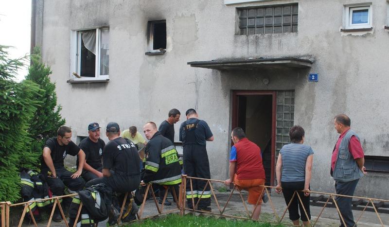 Pożar w Chojnatach (FOTO)