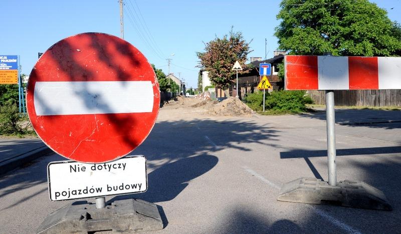 Trwają prace na Browarowej w Czersku