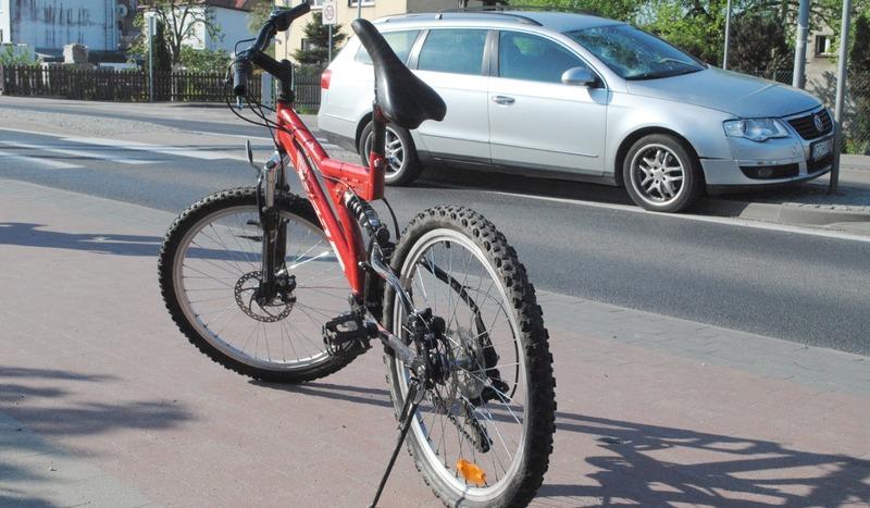 Potrącenie rowerzystki na Bytowskiej w Chojnicach (FOTO)