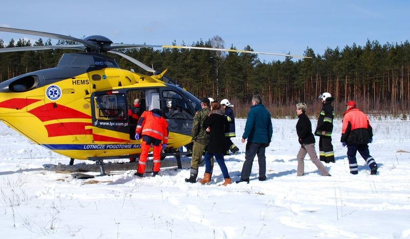 Helikopter lądował we Wiecku (FOTO)