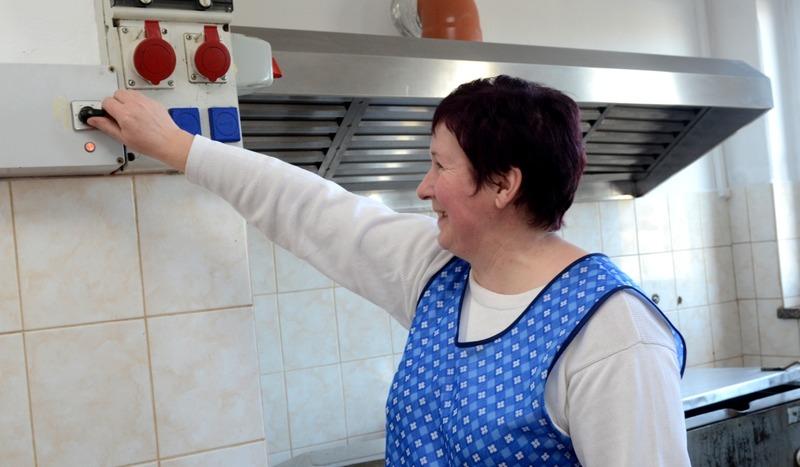 W kuchni w GOK-u są nowe sprzęty