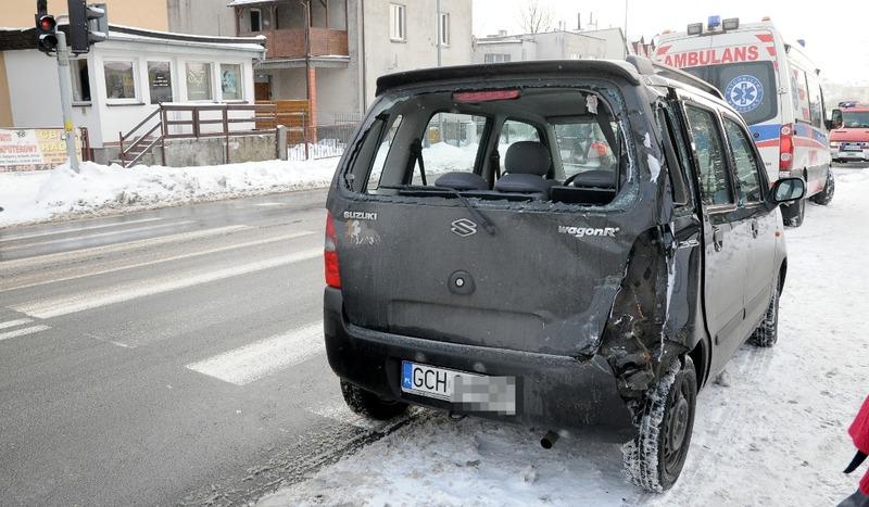 Zderzenie na Bytowskiej w Chojnicach (FOTO)