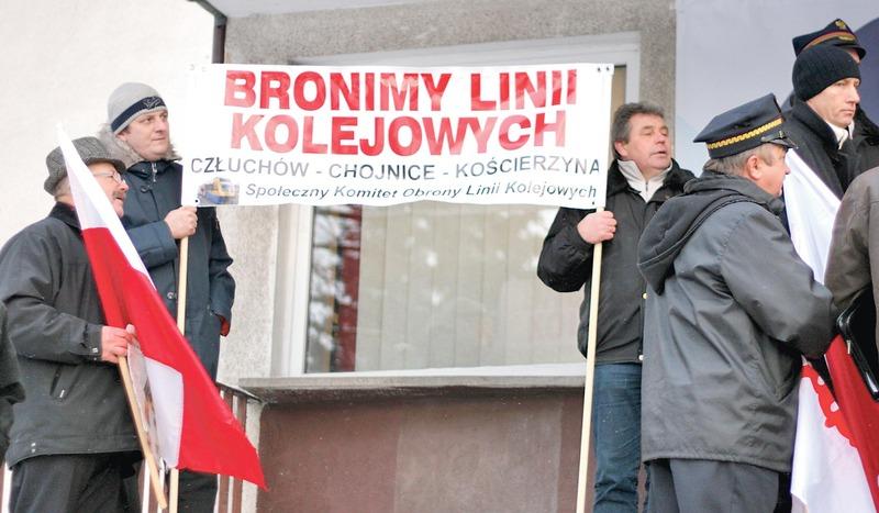 Na razie transparenty, później blokada