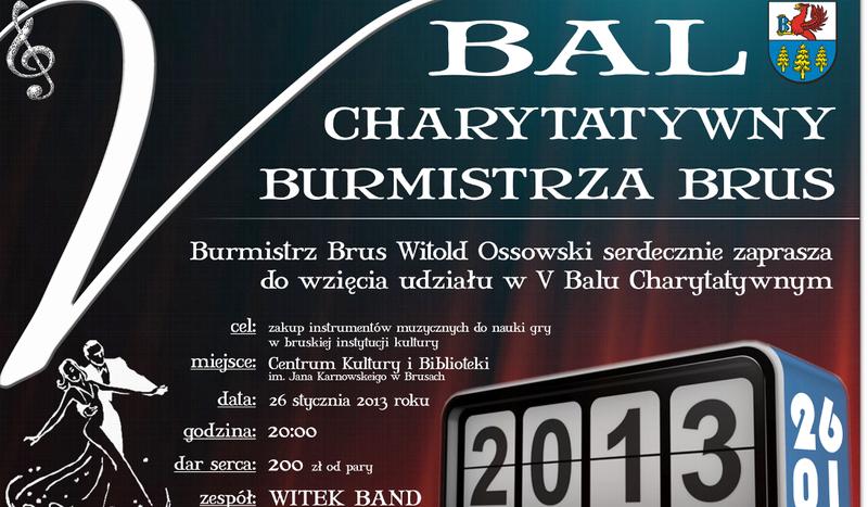 Piąty bal charytatywny burmistrza Brus