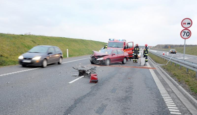 Wypadek na obwodnicy Chojnic (FOTO)