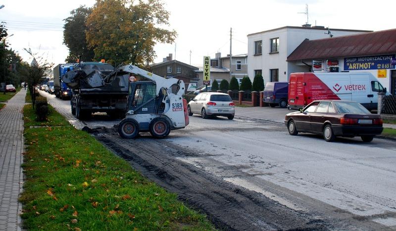 Drogowcy wzięli się za centrum Czerska