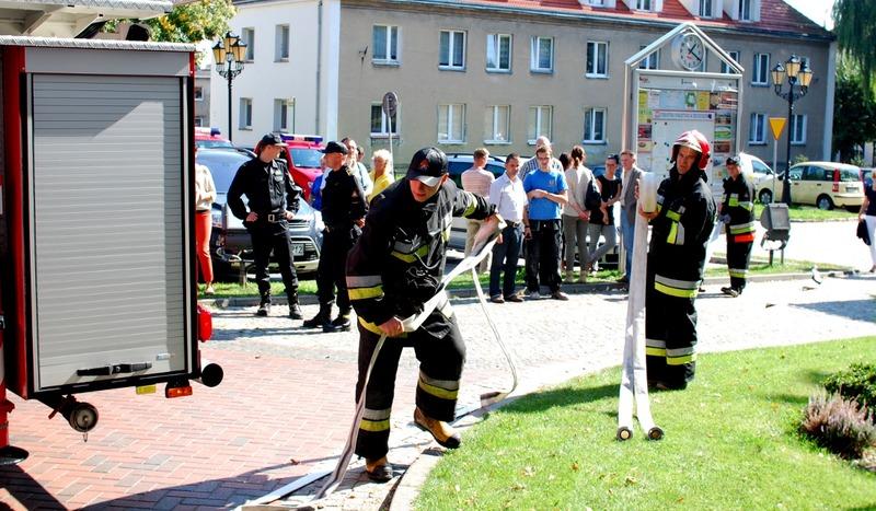 Pożar w chojnickim starostwie powiatowym (FOTO)