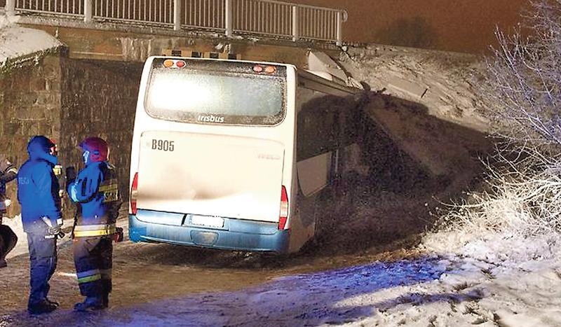 Zarzuty dla kierowcy autobusu