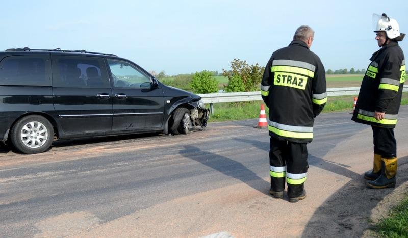 Wypadek na skrzyżowaniu pod Konarzynami (FOTO)