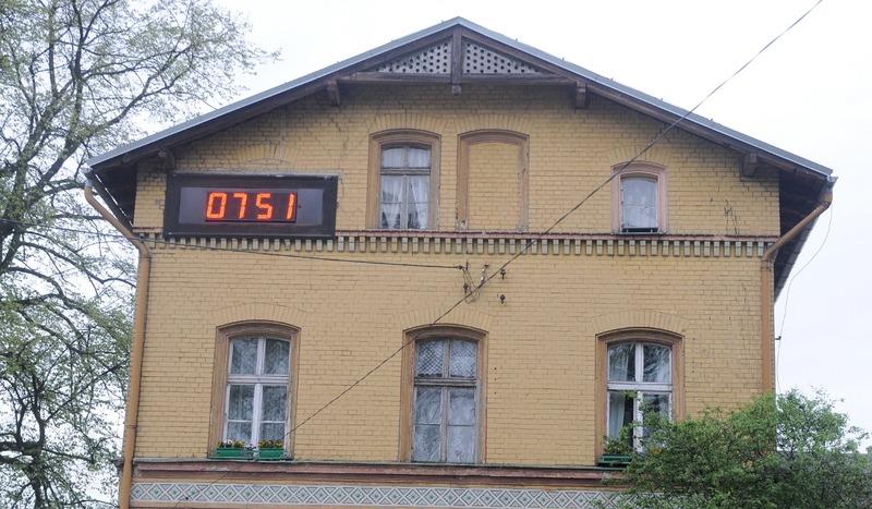 Na dworzec w Czersku wrócił zegar