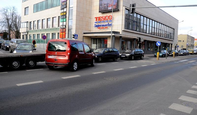 Niska kultura jazdy i miasto się korkuje