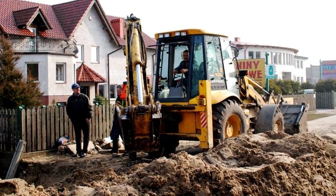 Awaria wodociągu na Tucholskiej