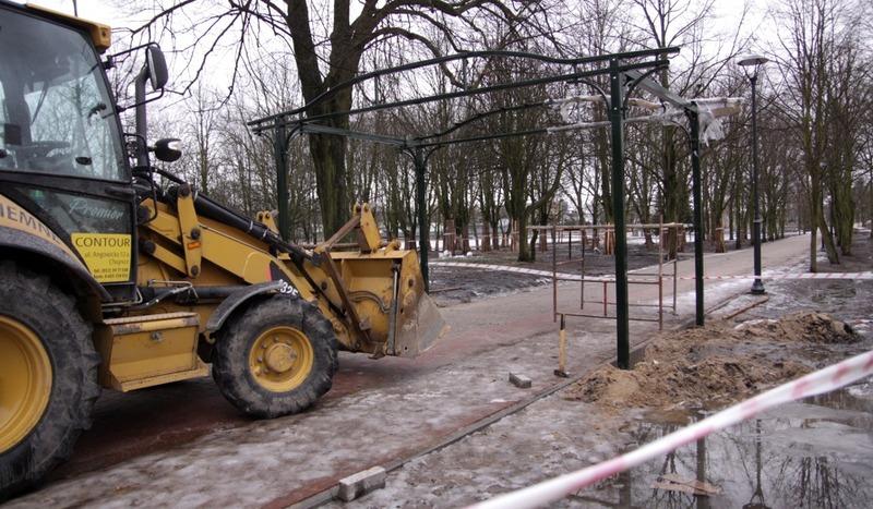 W parku staną nowe pergole