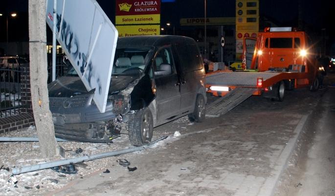 Zderzenie volkswagenów na Lipowej