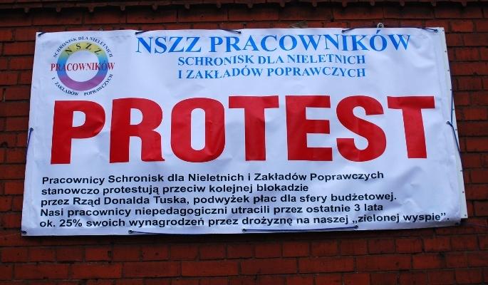 Protest w schronisku dla nieletnich