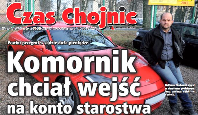 Komornik chciał wejść na konto starostwa