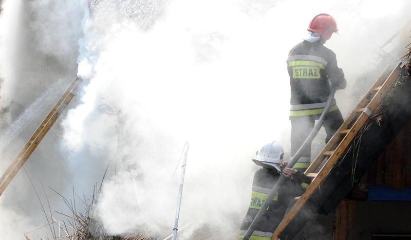 Domek letniskowy spłonął doszczętnie