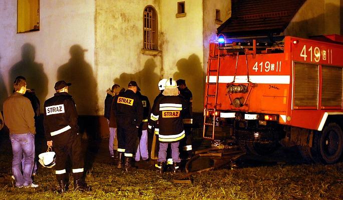 Pożar w stuletniej świątyni