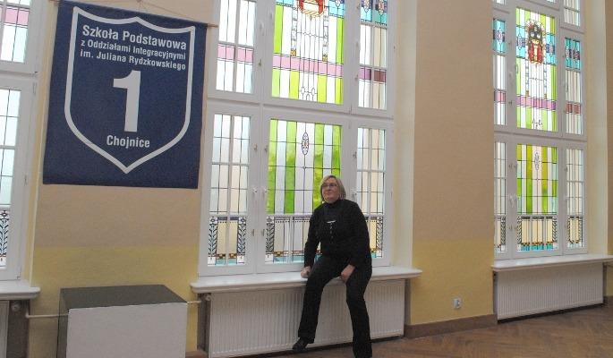 Nowe witraże w oknach