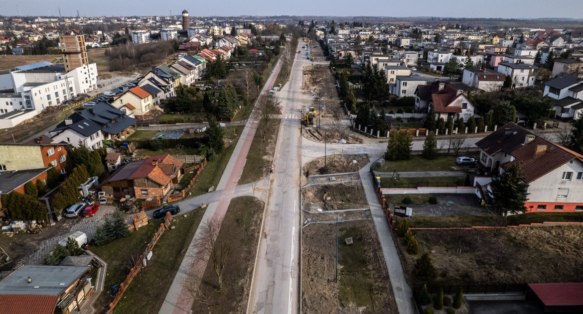 Remont na Wyszyńskiego. Kierowcy, uważajcie, bo jest tu bardzo ciasno!