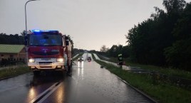 Chojnice zalane. Ulica Jaworowa stała się jeziorem