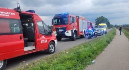 Dwie osoby spadły ze skutera w Angowicach