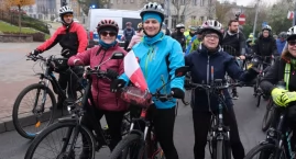 Patriotyczny rajd chojnickich cyklistów