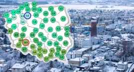 Skąd ten śnieg? Chojnice były dzisiaj najzimniejszym miejscem w Polsce