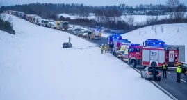 Wypadek na obwodnicy Chojnic. Zderzenie dwóch osobówek