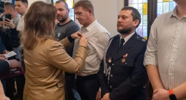 W starostwie powiatowym w Chojnicach wręczono odznaczenia „Honorowy Dawca Krwi – Zasłużony dla Zdrowia Narodu”