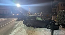 Zderzenie BMW i Volkswagena w Brusach. Trzy osoby trafiły do szpitala