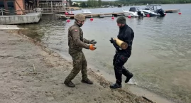 Z Jeziora Charzykowskiego wydobyto 29 niewybuchów. Akcja trwała dwa dni