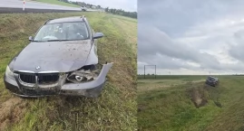 Stracił panowanie nad autem i wylądował w rowie. Pol&hellip;