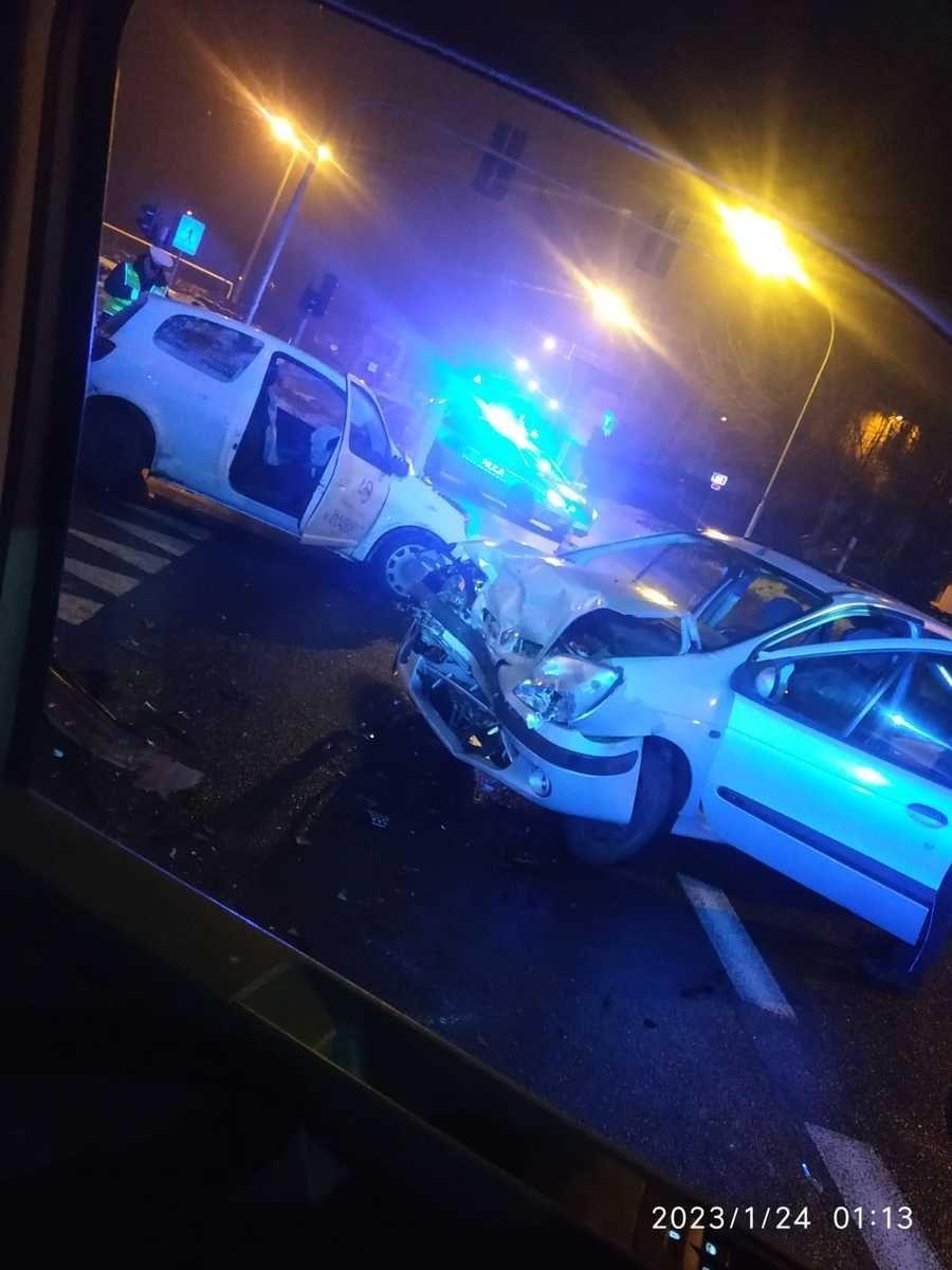 Nie ustąpił pierwszeństwa, doprowadził do zderzenia