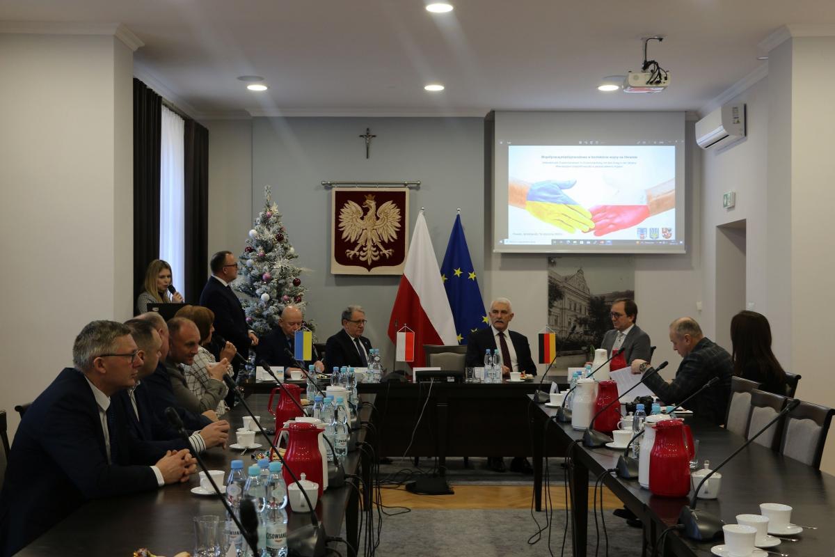 Rozmawiali o współpracy w kontekście wojny 